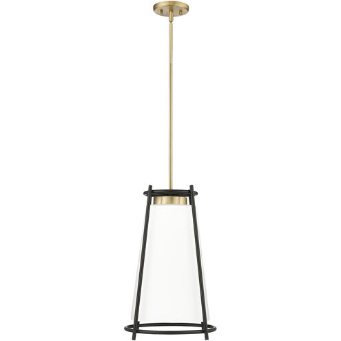 Milroe 1 Light 14 inch Vintage Brass Indoor Pendant Ceiling Light